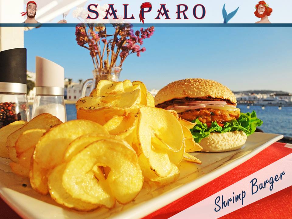 ''Salparo Mykonos" fish restaurant