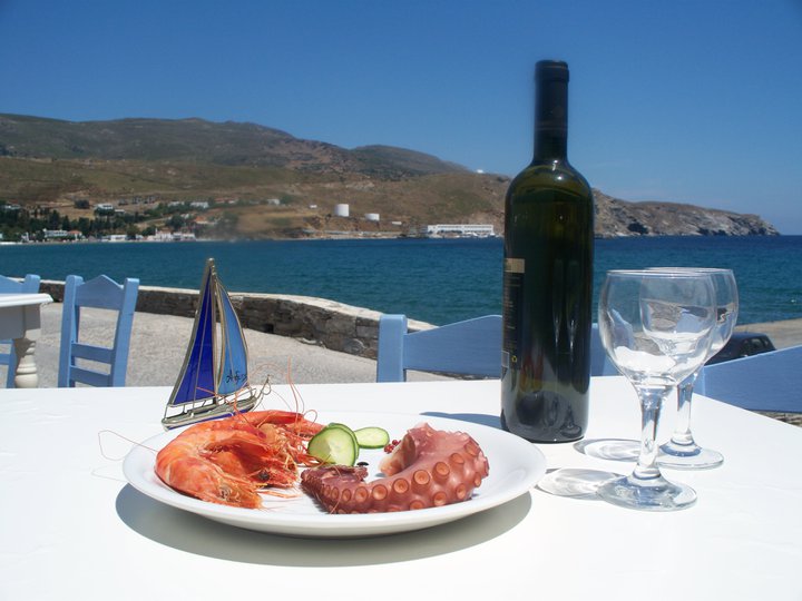 Mezedopoleio O Nonas Andros island