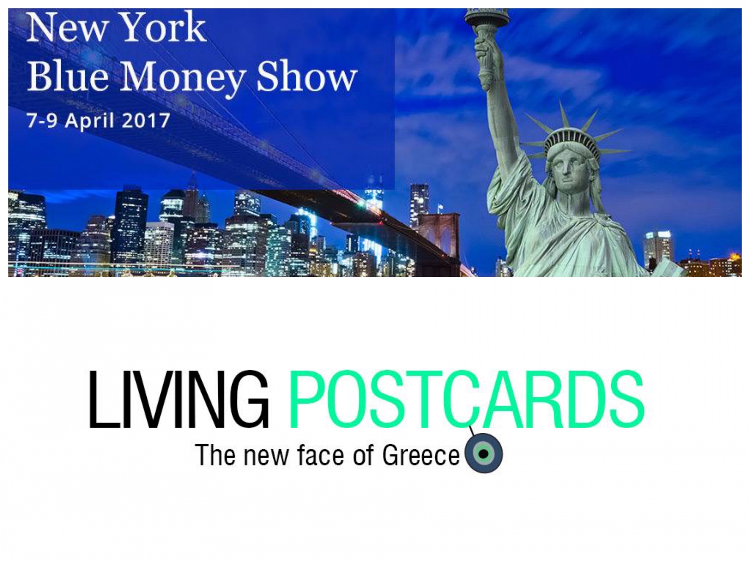 living postcards in new york money show multi event postcards