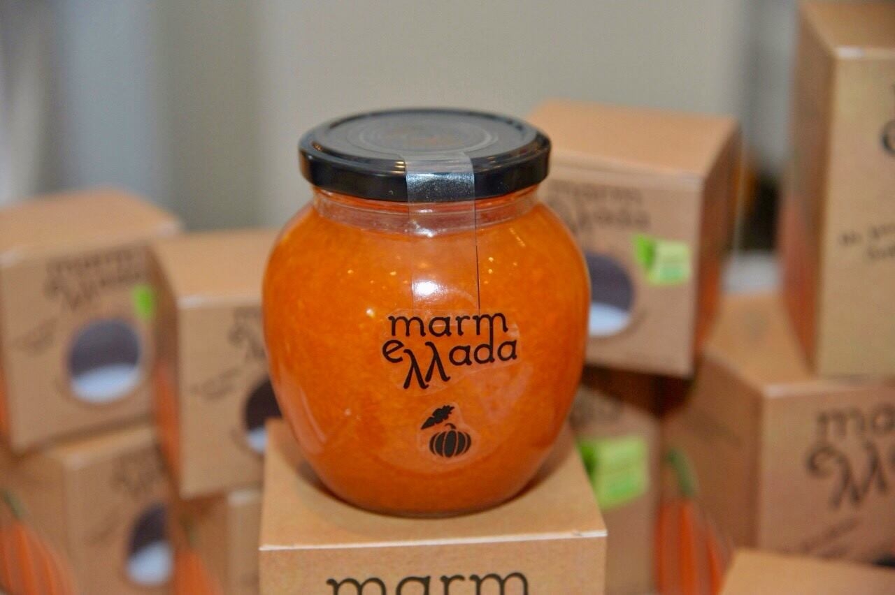 Marm eλλada -Organic Jam with carrots and pumkins!