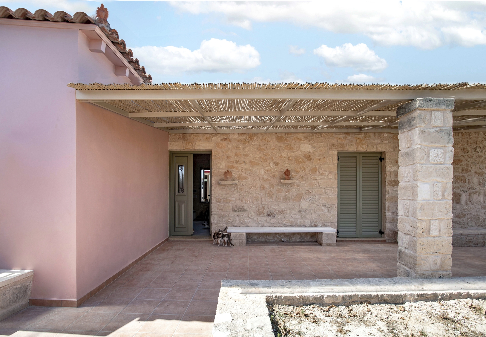 ANAKTAE resurrects a wine press on the Greek island of Aegina.