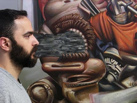 Nikos Moschos artist answers in our questions.